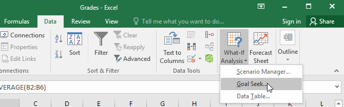 Excel 2019 (ตอนที่ 28): การวิเคราะห์แบบ What-if (การวิเคราะห์แบบ If-Then)