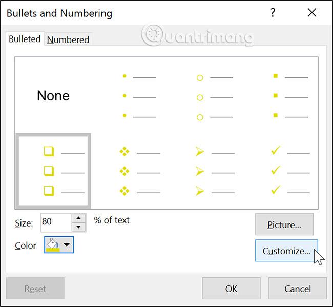 PowerPoint 2016: PowerPoint에서 목록 작업