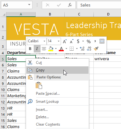 Excel 2019 (Partie 4) : bases des cellules