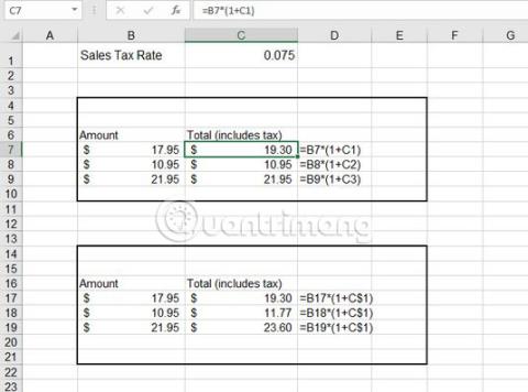 Cara menggunakan fungsi ADDRESS dalam Excel