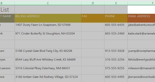 Excel 2016 - Lección 6: Cambiar el tamaño de columnas, filas y celdas en Excel