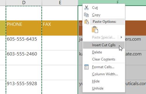 Excel 2016 - Leçon 6 : Modifier la taille des colonnes, des lignes et des cellules dans Excel