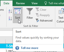 Excel 2019 (Partea 18): Sortați datele