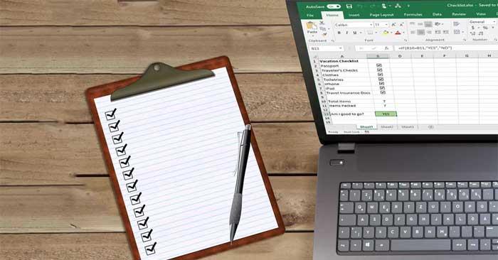 Hoe u een checklist maakt in Microsoft Excel