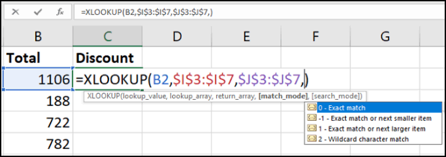 Как использовать функцию XLOOKUP в Excel