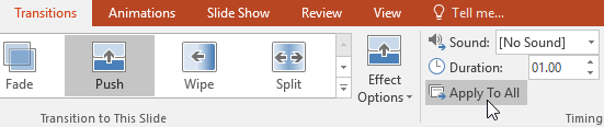 PowerPoint 2019 (Parte 7): Aplicar efectos de transición