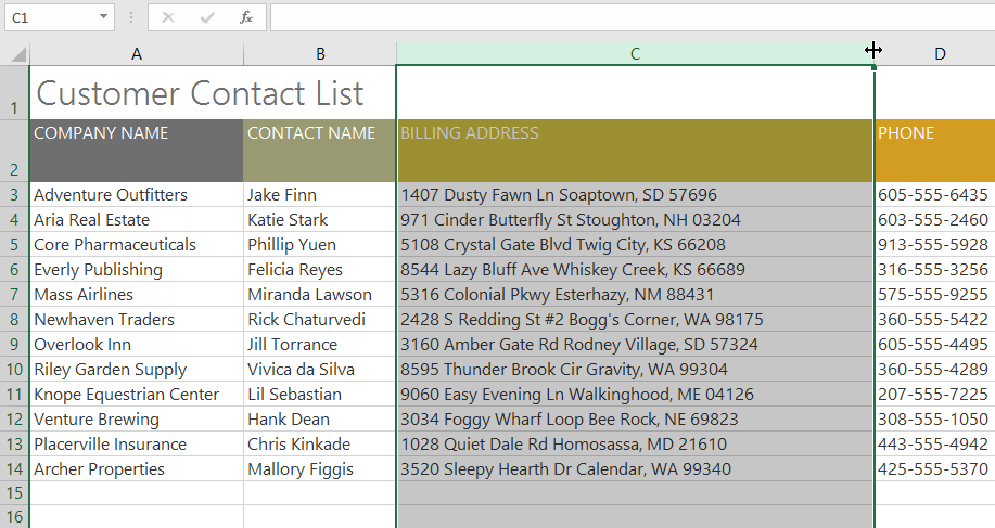 Excel 2019 (Parte 5): Modificar columnas, filas y celdas