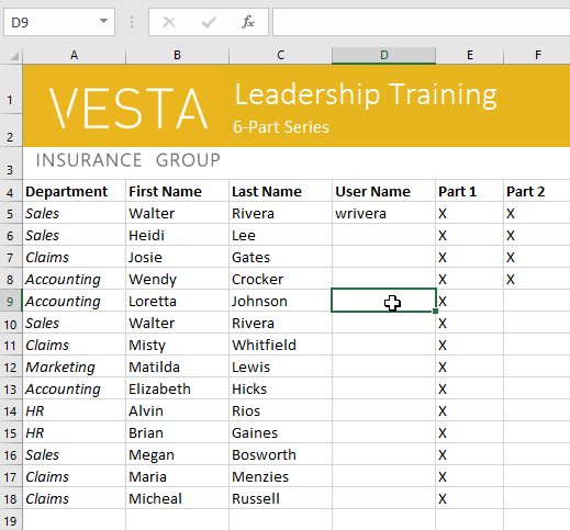 Excel 2019 (ตอนที่ 4): พื้นฐานเซลล์