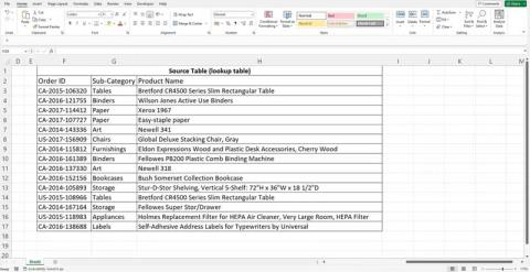 Excel VBA를 사용하여 Vlookup을 자동화하는 방법