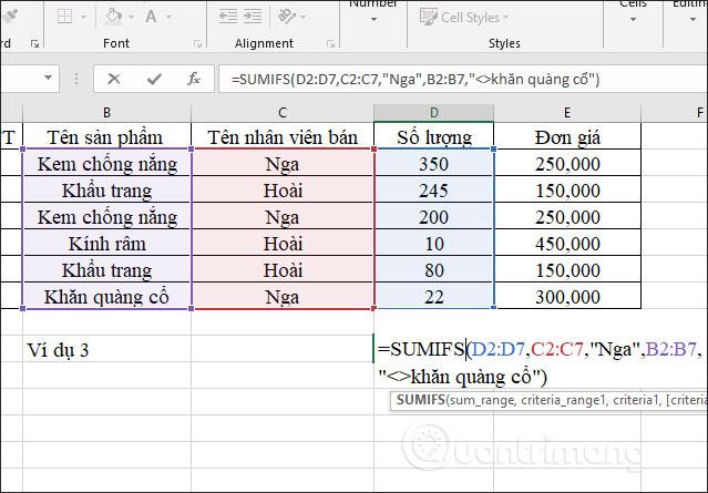 Fonction SUMIFS, comment utiliser la fonction pour additionner plusieurs conditions dans Excel