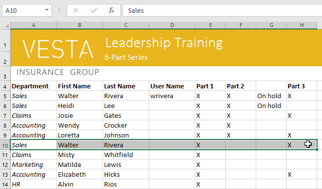 Excel 2019 (Bahagian 4): Asas sel