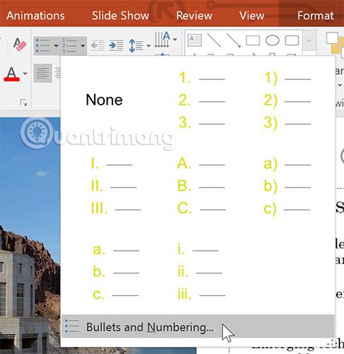 PowerPoint 2016: Werken met lijsten in PowerPoint