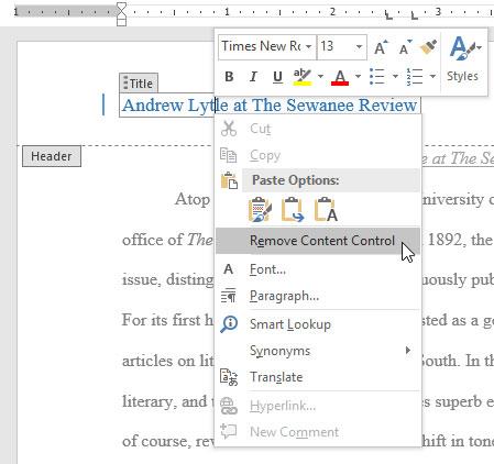 Ghid complet pentru Word 2016 (partea 14): titlul paginii (antet) și subsol (subsol)