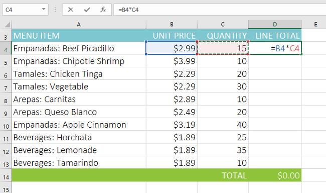Excel 2016 - レッスン 15: 相対セル参照と絶対セル参照