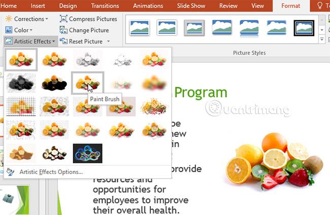 PowerPoint 2016: تنسيق الصور في PowerPoint