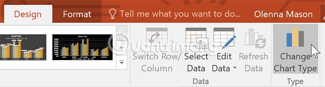 PowerPoint 2016: Bekerja dengan carta