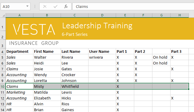 Excel 2019（第 4 部分）：儲存格基礎知識