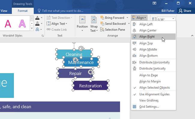 Vollständiger Leitfaden zu Word 2016 (Teil 20): Objekte ausrichten, anordnen und gruppieren