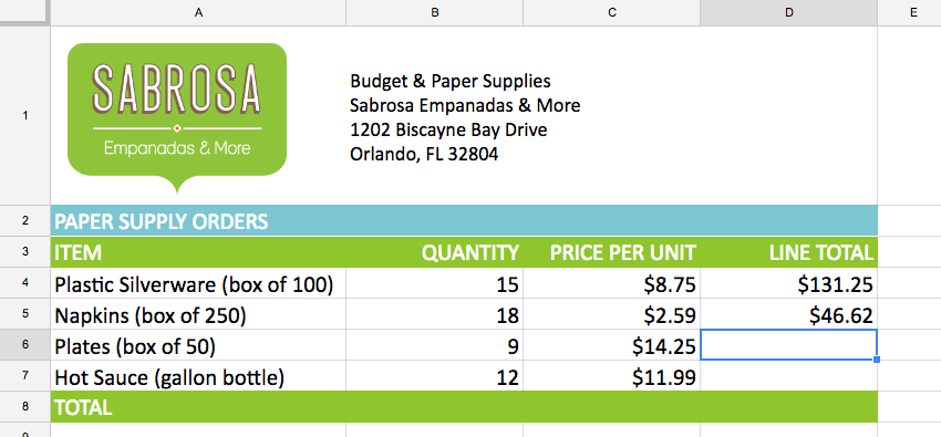 Google Sheets (Partie 5) : Créer des formules simples