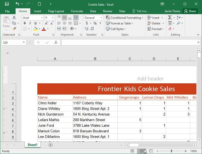 Excel 2016 - Lección 1: Familiarícese con Microsoft Excel