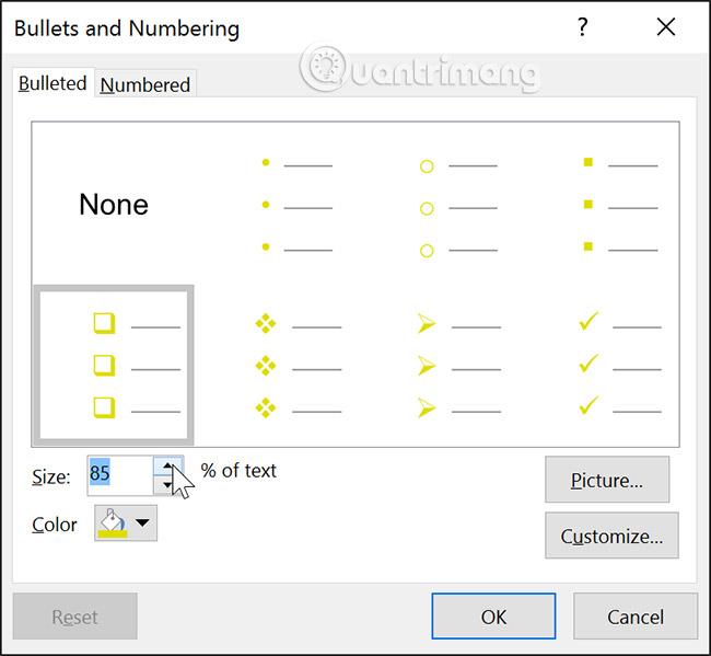 PowerPoint 2016: PowerPoint에서 목록 작업