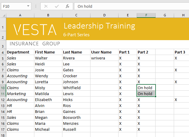 Excel 2019 (Partie 4) : bases des cellules