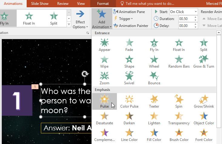 PowerPoint 2019 (Bahagian 18): Tambahkan animasi pada teks dan objek