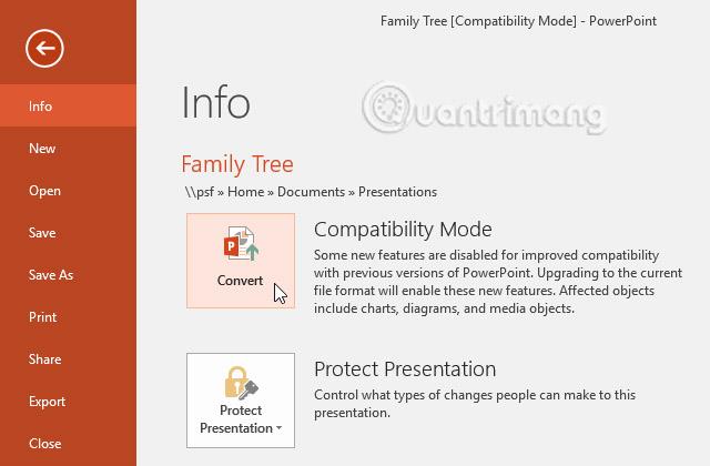 PowerPoint 2016: สร้างและเปิดงานนำเสนอ