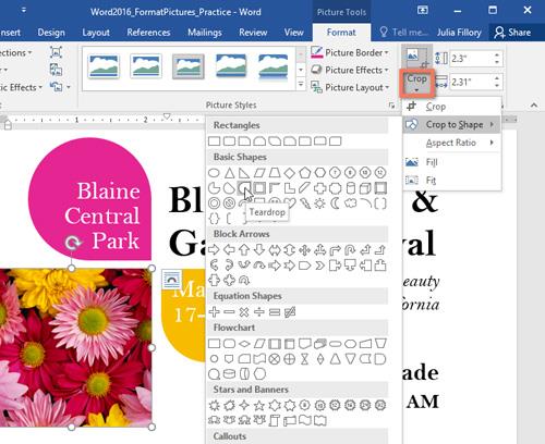 Word 2016 전체 가이드(17부): Word 2016에서 사진을 더욱 전문적으로 편집하세요.