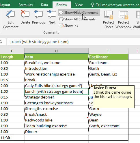 Excel 2019 (Parte 24): Comentarios y coautores