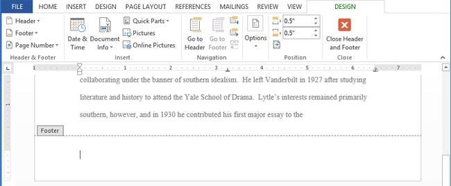 Guide complet de Word 2013 (Partie 14) : Titres de page, pieds de page et numérotation des pages