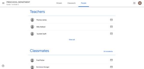 Google-Klassenzimmer