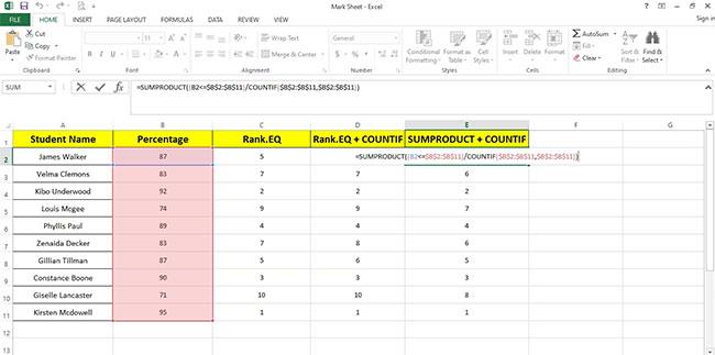 ฟังก์ชัน COUNTIF และการนับแบบมีเงื่อนไขใน Excel