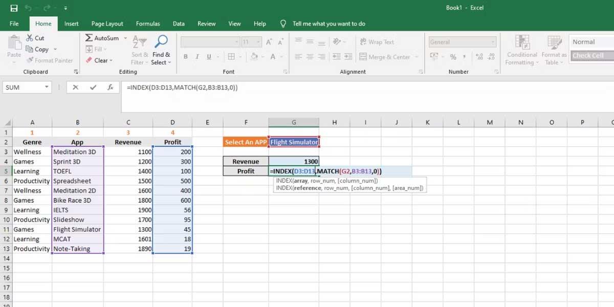 Fonction Match dans Excel : Comment utiliser la fonction Match avec des exemples