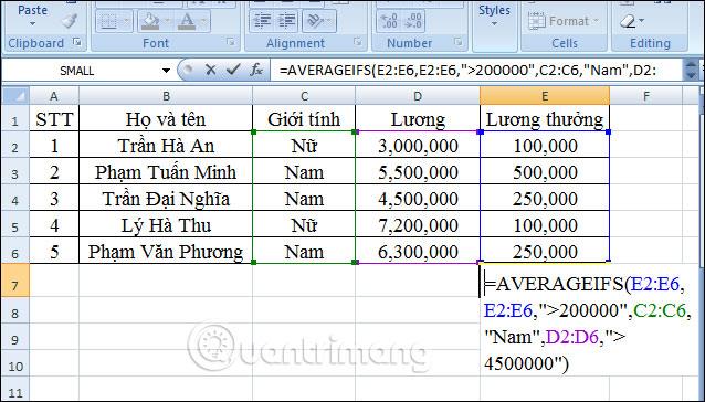 Excel'de EĞERORTALAMA işlevi: Birçok koşula göre ortalama nasıl hesaplanır