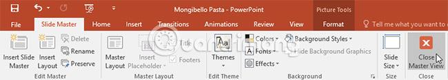 PowerPoint 2016: Dowiedz się więcej o widoku wzorca slajdów