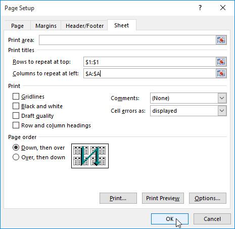 Excel 2016 - บทที่ 12: จัดรูปแบบหน้าและพิมพ์สเปรดชีตใน Excel