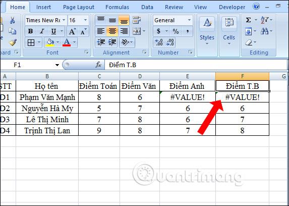 Cum se utilizează funcția MEDIE în Excel