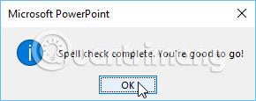 PowerPoint 2016: Sprawdź pisownię i gramatykę