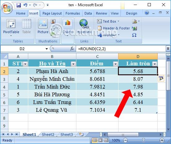 Función redondear, cómo usar la función redondear en Excel