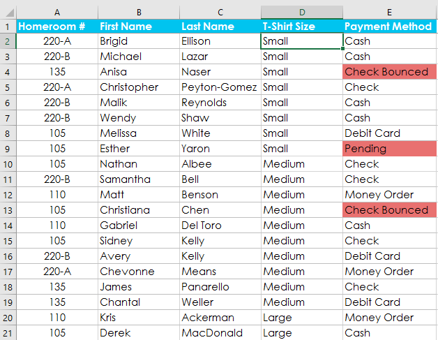 Excel 2019 (Parte 18): ordenar datos