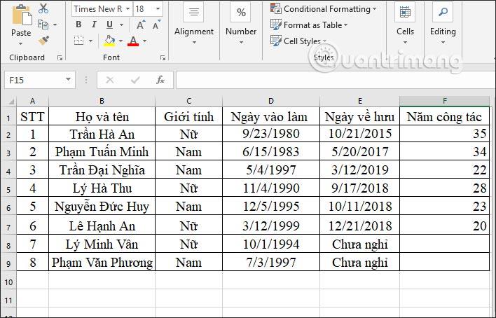 ฟังก์ชัน DAYS ใน Excel: วิธีคำนวณระยะทางวันที่ใน Excel