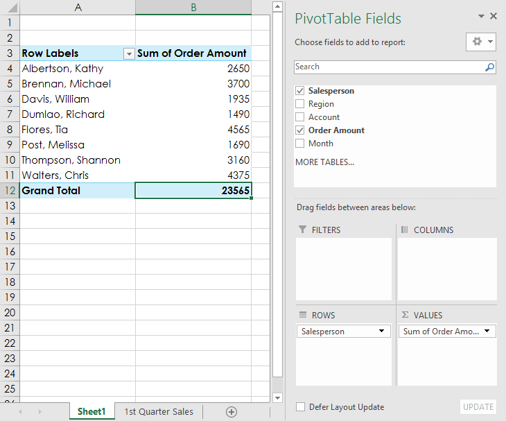 Excel 2019 (パート 26): ピボットテーブルの概要