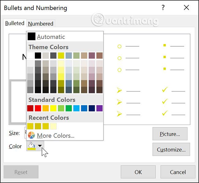 PowerPoint 2016: PowerPoint에서 목록 작업