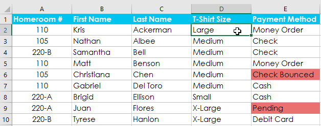 Excel 2019 (Parte 18): ordenar datos