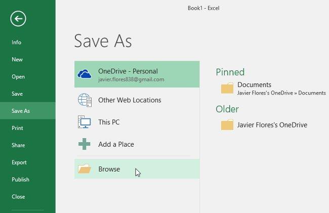 Excel 2016 - บทที่ 4: วิธีจัดเก็บและแชร์สเปรดชีต