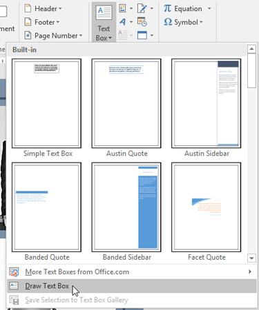 Word 2016'nın tam kılavuzu (Bölüm 19): Metin Kutusu nasıl eklenir