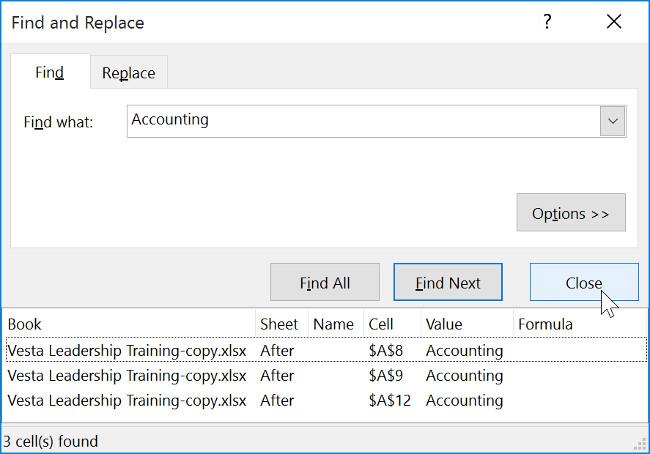 Excel 2016 - Lecția 10: Utilizarea funcției Găsiți și înlocuiți în Excel