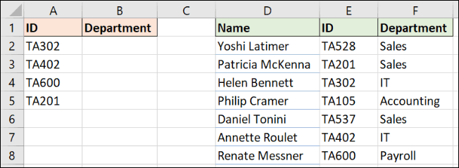 Excel'de XLOOKUP işlevi nasıl kullanılır?