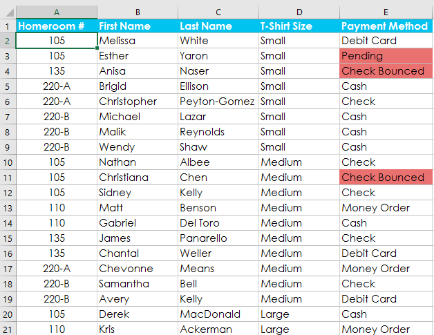 Excel 2019 (Parte 18): ordenar datos